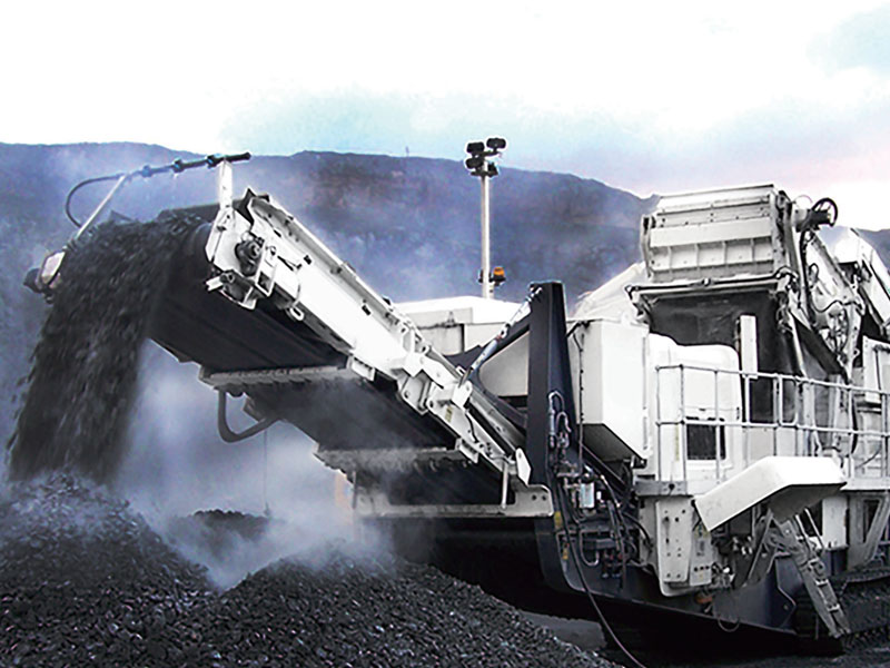 Mobile crushing station in Guizhou