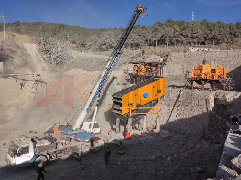 Crushed stone sand production line