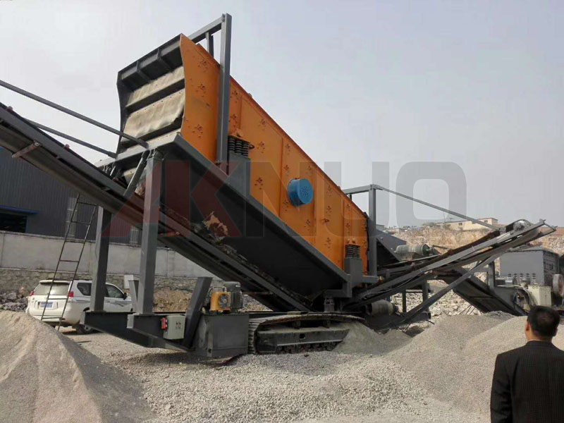 Mobile horizontal screening equipment